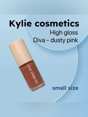 🇺🇸🆕NWOB KYLIE COSMETICS |SMALL| Diva dusty pink high gloss